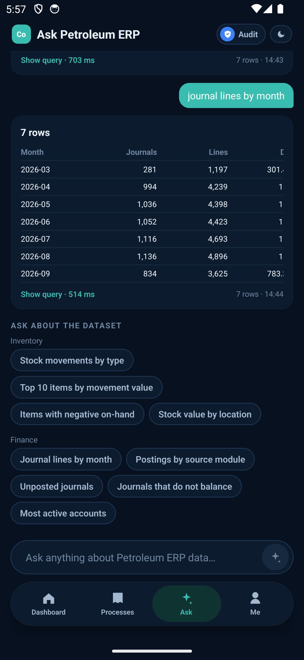 CoPilot answer on a phone